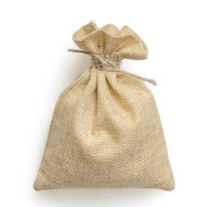 Medium-sized jute drawstring bag -MJTB3